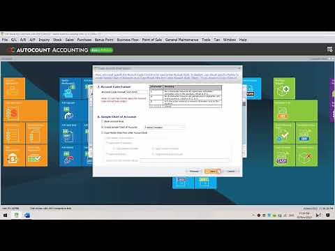 AutoCount V2: How To Create A New Account Book