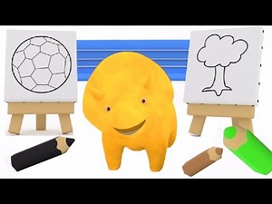 Apprendre les couleurs en coloriant des images avec Dino le Dinosaure | Dessin animé éducatif 🎨 📚