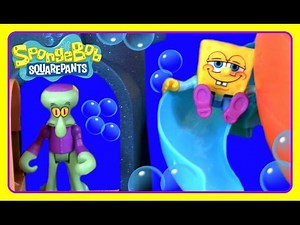 Spongebob Squarepants Bikini Bottom Playset with Squidward! Imaginext Nickelodeon TOY