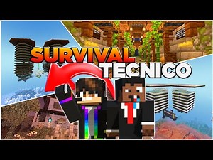 SURVIVAL TÉCNICO PARA MINECRAFT BEDROCK 1.21 CON LOGROS ACTIVADOS - MUNDOS TÉCNICOS 🌎