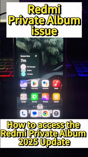 How to access private album in redmi | Private Album Open Problem