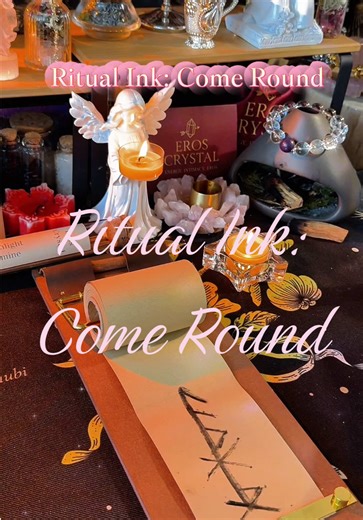 Ritual Ink: Come Round A bind rune symbolizing emotional softening and reconnection. It reflects a gentle shift — from distance to understanding, from silence to openness. 🎁 Gebo — balance and equal exchange 💗 Wunjo — emotional harmony and warmth 💬 Ansuz — clear communication and understanding A symbol for reflection, not control. What realigns, returns naturally. #bindrune #symbolicenergy #spiritualaesthetic #inneralignment #quietmagic