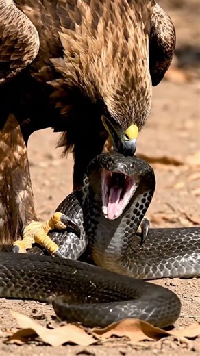 This Cobra Picked a Fight With the Wrong Bird #Survival #Predator #Wildlife