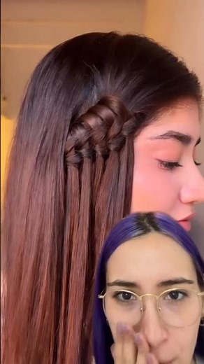 The hardest hairstyle in the world? You have to watch this whole video! 🤩 #hairstyle