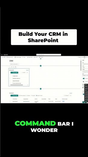 Build a #CRM in #SharePoint Quickly!