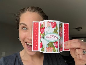 Easy Fun Fold Card - Centered Bay Window