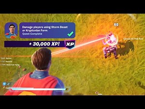 How to EASILY Damage players using Storm Beast or Kryptonian Form Fortnite