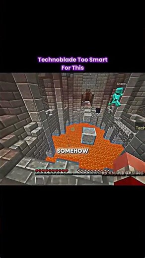 TechnoBlade Too Smart For This//#minecraft