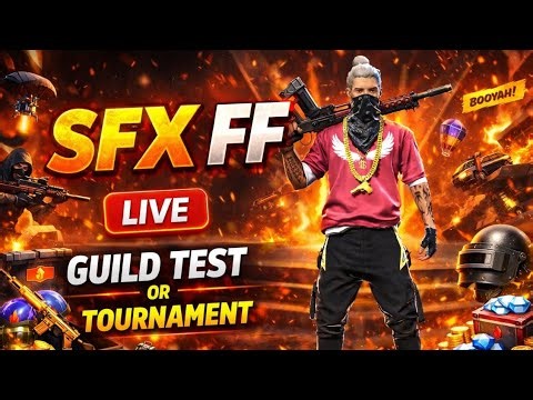 FREEFIRE REDEEM CODE GIVEAWAY | TOURNAMENT | GUILD TEST | 🔴