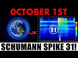 🚨 Schumann Resonance Update 10/1 | Earth’s Frequency SPIKES to 31 Hz!