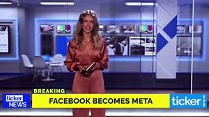 #BREAKING Facebook is now #Meta so what will change when the tech giant begins trading under the Ticker MVRS, as in #Metaverse, from December 1st? #Facebook | Ticker NEWS | Facebook