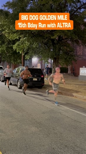 29 reactions · 4 comments | On Big Dog’s 15th bday run we challenged runners to break the best Strava time for the Golden Mile, and we had TWO women and one man break the top time! #bigdogrunning #livebig #runwithus #happybirthday | Big Dog Fleet Feet | Facebook