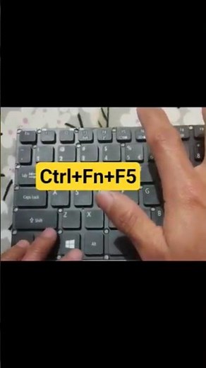 Ctrl + Fn + F5 Shortcut in Laptop 💻 | What Does It Actually Do? #computer #knowledge #shorts