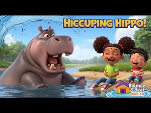 Hiccuping Hippo 🦛 | Funny Nursery Rhymes & Baby Songs | Kids Animation, Toddler & Preschool Fun