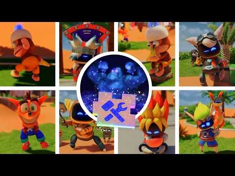 ASTRO BOT The GORILLA NEBULA All the BOT and PUZZLE PIECE LOCATIONS