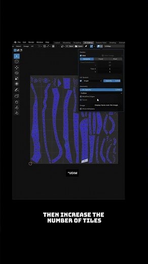 How to Add UDIM Tiles in Blender | UDIM Setup #udim #uvmapping #uvunwrap #blender3d