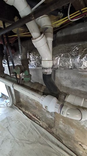 Let’s replace some cast iron with pvc! #plumbers #plumbing #PlumberNerdForLife