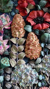 36K views · 1.1K reactions | Www.instagram.com/art_pujajaiswal Process video of a fragment of “THE GARDEN IN MY DREAMS 2” Unveiling the complete artwork very soon #sculpture_painting #sculpturepainting #floralsculpture #floralpattern #floralpainting | Puja Jaiswal | Facebook