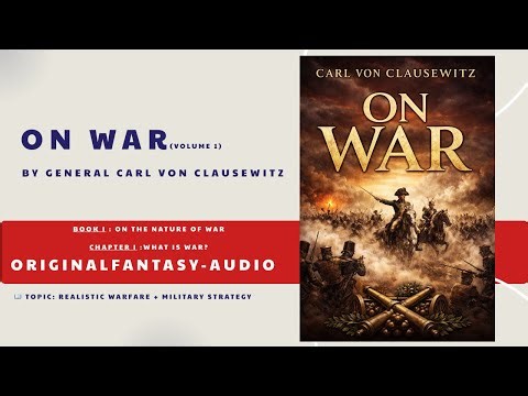 ⚔️ ON WAR – CARL VON CLAUSEWITZ | THE BOOK THAT SHAPED MODERN WARFARE (COMPLETE CHAPTER I-AUDIOBOOK)