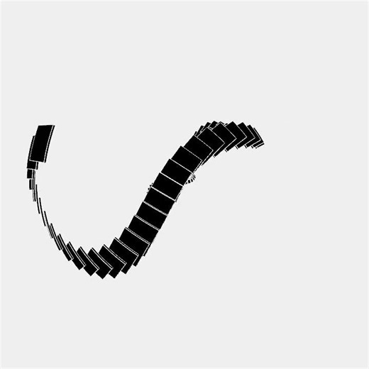 Panel chain. #openframeworks #programming #creativecoding