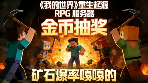 我的世界RPG服务器开荒 锻造 进阶 洗练 抽奖