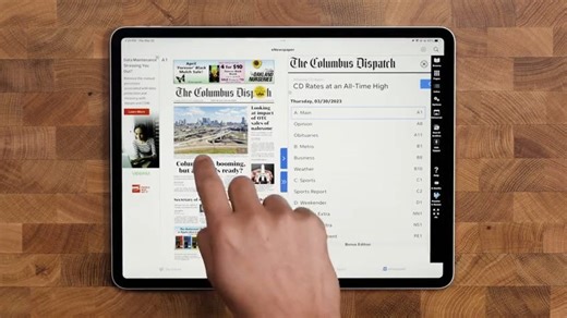 eNewspaper: It's like the paper, only paperless.