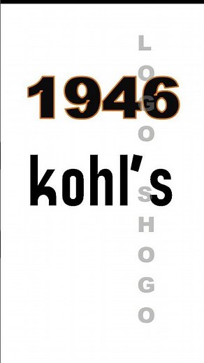 Autozone & Kohl's Logo Evolution #autozone #retail #chain #logoshogo