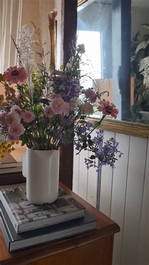 Rusty Bucket Flowers, grown right here in Coolabunia! These seasonal cottage style flowers are always unique. Pick up your own beautiful arrangement at our counter or add a touch of elegance to your event with our table decorations. For event inquiries, email us at whipbirdcoolabunia@gmail.com. | Whipbird