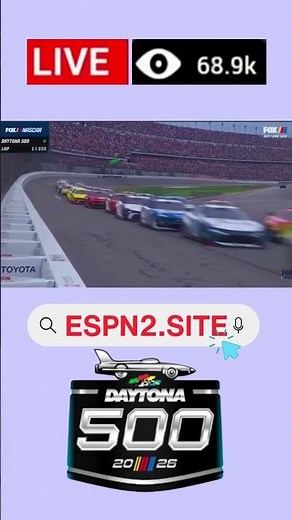 NASCAR Daytona 500 Live Stream | 2026 Nascar Cup Series at Daytona International Speedway Full Race