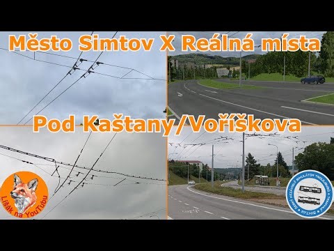 Město Simtov X Reálná místa - Pod Kaštany/Voříškova - Simt Simulator