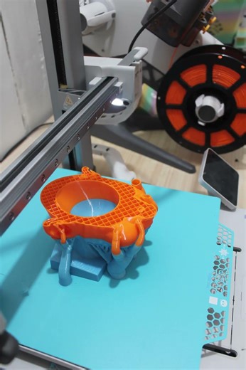 3D Print Timelapse: “Monster Vase” 👾✨ | Fun Creature Decor (Bambu Lab P2S/A1 Combo) #3dprinting