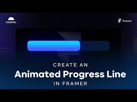 How To Create an Animated Progress Line in Framer
