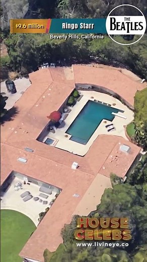 Ringo Starr's $9.6 Million Beverly Hills Mansion - A Peek Into the Beatle's Luxurious Life!