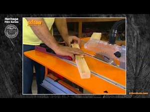 Mitre Cutting With Triton Workcentre - Triton Heritage