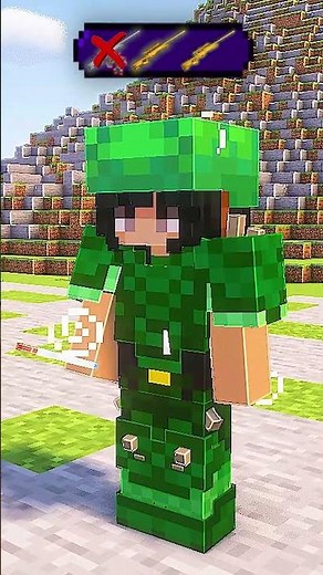 HEROBRINE GAVE A LIMITED POWERFUL SNIPER IN MINECRAFT! #shorts