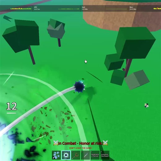 Bisento V2 Bounty Hunt Gameplay in Roblox Blox Fruits