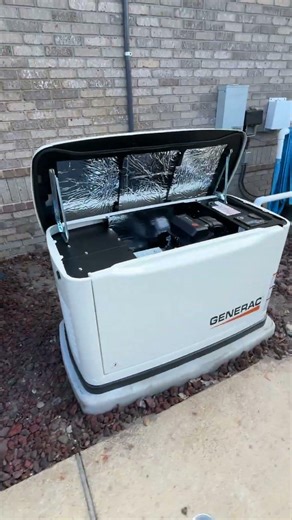 Just completed inspections on Generac generator. Now able to run and test the transfer of power!