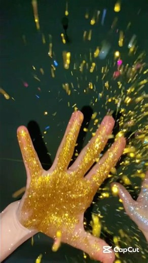 🩶+💛=???color mixing glitter ✨ #colormixing #colormixingmagic #colors #satisfying #funny