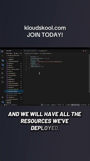Terraform state file #kloudskool #azure #coding #cloudcomputing
