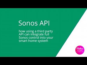 Controlling Sonos via an API