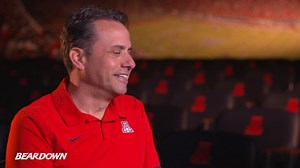 Here's Coach Jedd Fisch talking 🎤 PROs with Brian Jeffries 🏈 Proficient 🏈 Relentless 🏈 Original #ItsPersonal | #BearDown | Arizona Football