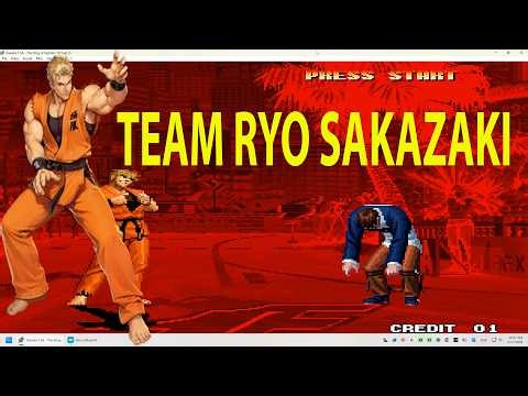 KOF 97 Ryo Sakazaki Ryuji Yamazaki Mai Full Gameplay Walkthrough