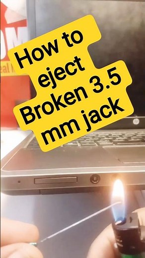 How to Eject ⏏️ 3.5mm Audio Jack | Easy Fix for Stuck Headphone Plug 🔧 #Shorts