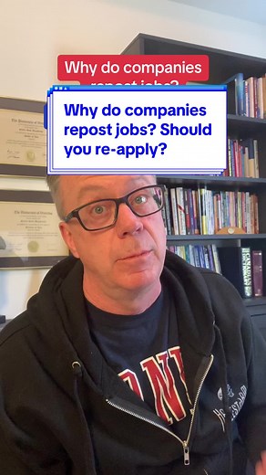 Why do companies repost jobs? And should you re-apply? 🤔 #jobsearch #jobsearchtips #careeradvice #careercoach #corporatetiktok #careertok #careertiktok