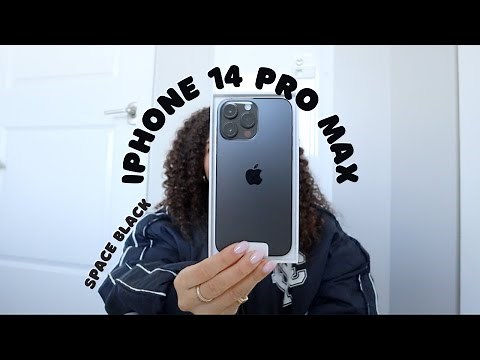 UNBOXING IPHONE 14 PRO MAX *SPACE BLACK*| black iPhone's are back baby