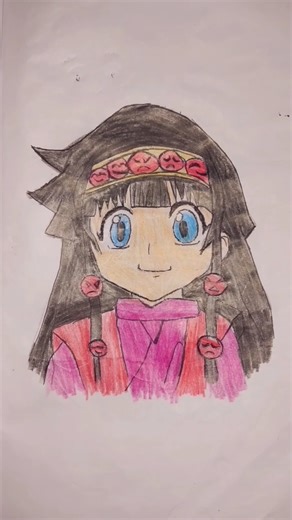 how to draw Alluka Zoldyck from hunter x hunter #drawing #shorts #viral #art #anime #tutorial #arts