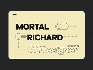 Portfolio Design Web Landing Page UI