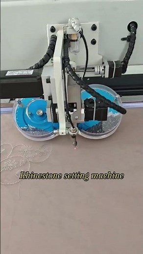 Automatic rhinestone hotfix machine Ultrasonic Crystal fast heat setting machine#rhinestonemachine
