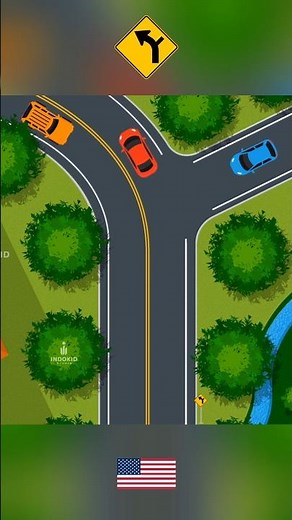 Traffic Signs | Road Signs USA | Warning Signs Of combination Curve/Side Road #car #road #signs