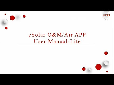 SAJ Webinar Series: Monitoring platform eSolar O&M and eSolar Air (App)